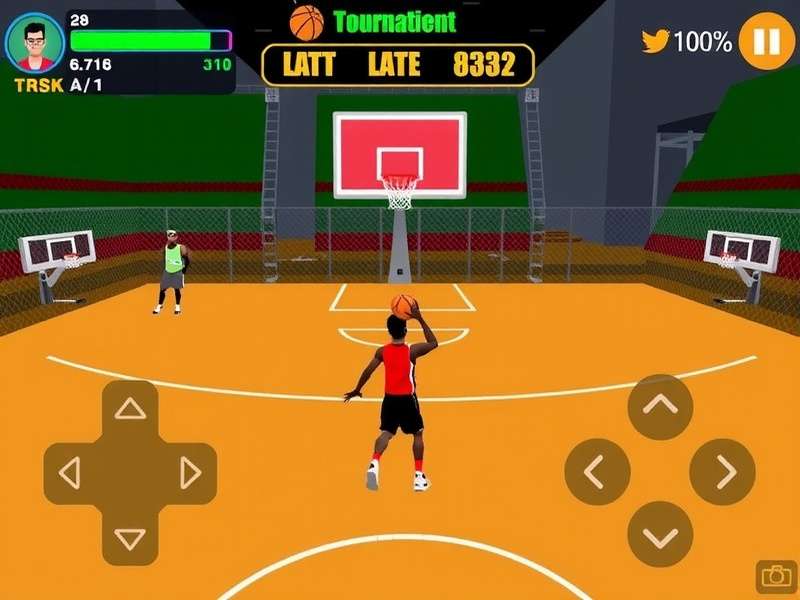 Kolkata Hoop Hero gameplay screenshot showing basketball action